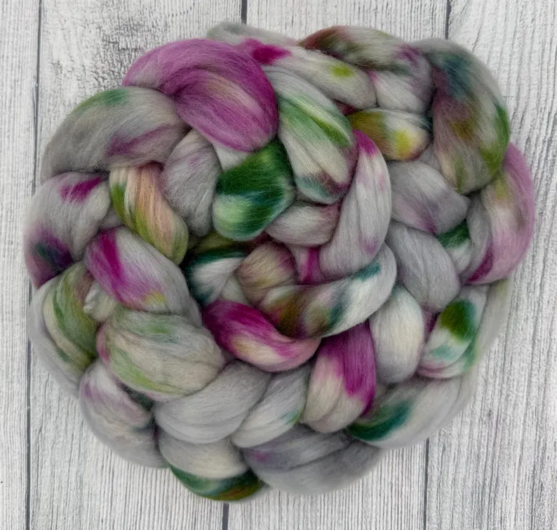 Ate hand dyed fiber