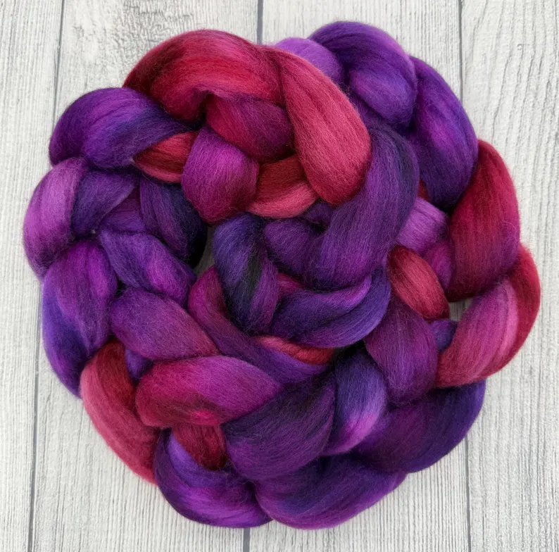 Cuh hand dyed fiber