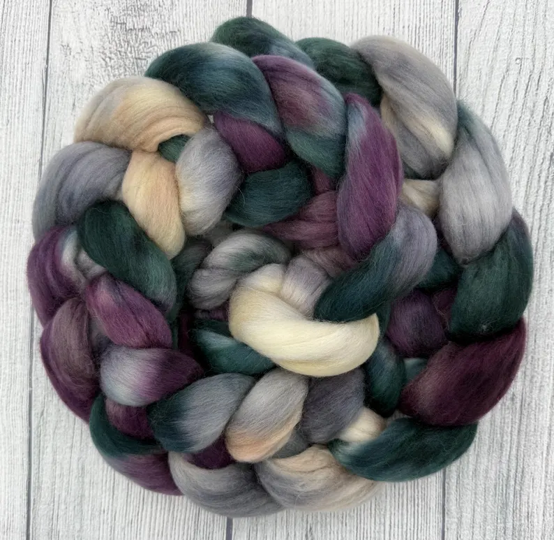 Dead Ahh hand dyed fiber