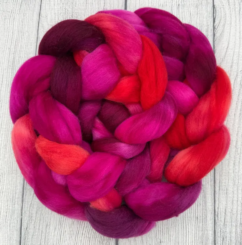 Girl Boss hand dyed fiber