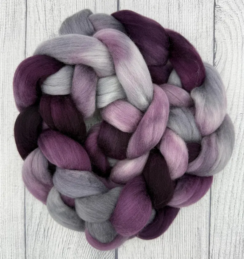 Girl Math hand dyed fiber