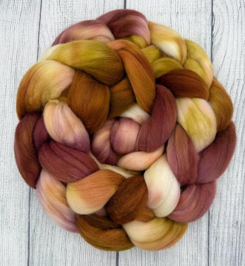 Keep It A Buck hand dyed spinning fiber by AJem Fiber Arts