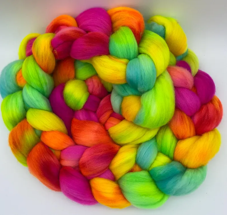 Meh hand dyed fiber