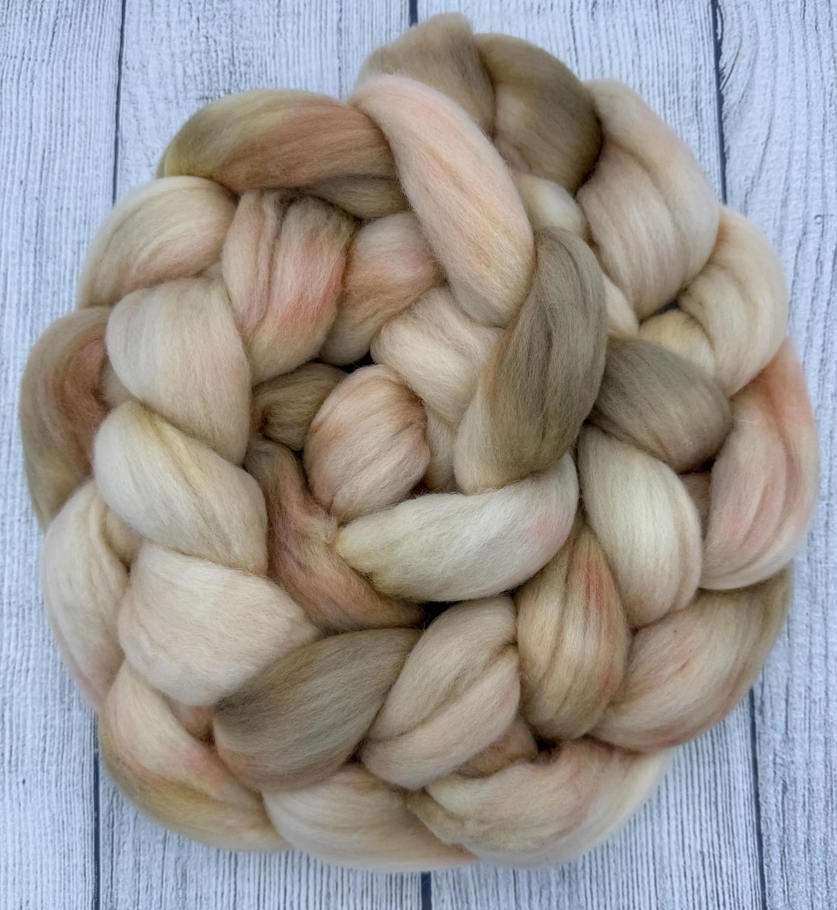 Mog hand dyed spinning fiber by AJem Fiber Arts