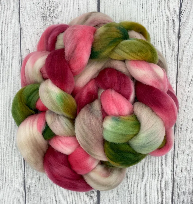 PMO hand dyed fiber