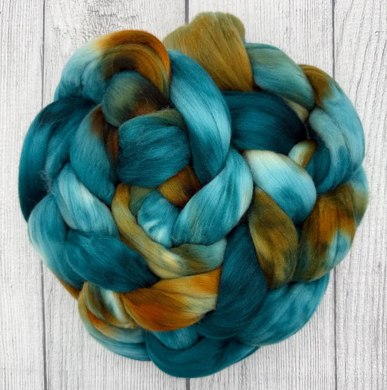 Rage Bait hand dyed fiber